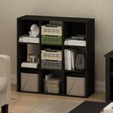 Furinno Pelli Kubieke opbergkast, boekenkast, boekenkast, boekenplank, 9-kubus, espresso