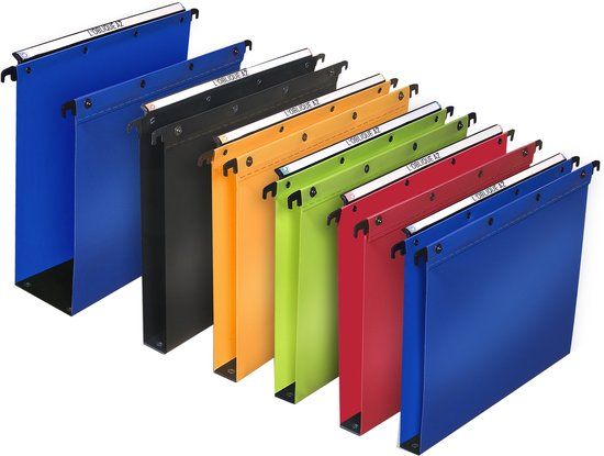 l'Oblique Mappen Blauw Polypropyleen A4 10 stuks