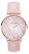 PAUL VALENTINE Montre Femme - Or Rose Rose Coquillage Cuir 36mm