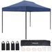 LifeGoods Partytent - Paviljoen - 3x4.5 m - Easy Up - Opvouwbaar - Waterdicht - Draagtas met Wieltjes - Donkerblauw