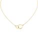 ZINZI Gold 14 karaat gouden jasseron ketting ronde vormen 42cm ZGC113