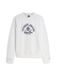 Tommy Hilfiger Tommy Jeans Sweatshirt 'Crest Logo' nachtblauw / wit