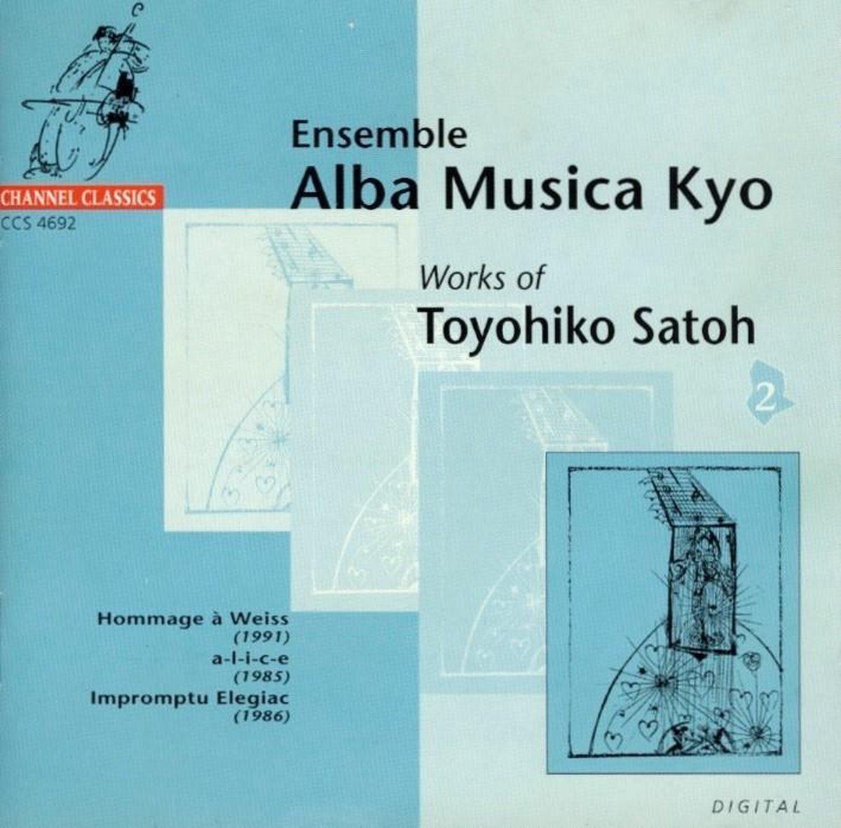 OUTHERE Works of Toyohiko Satoh Vol 2 / Ensemble Alba Musica Kyo