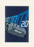 Vervaco Disney Cars Wenskaart Kit - 3 stuks