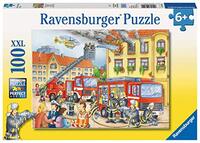 Ravensburger 108220 Puzzel Brandweer - Legpuzzel - 100 Stukjes