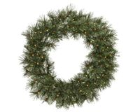 Everlands Cashmere krans BO prel dia. 63 cm vert kerst