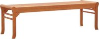 vidaXL Tuinbank 3-zits 150 cm massief eucalyptushout