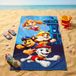 Paw Patrol Serviette de plage - 70 x 140 cm - 100% Coton - Bleu