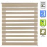 Store jour et nuit, 120 x 250 cm, beige, montage facile