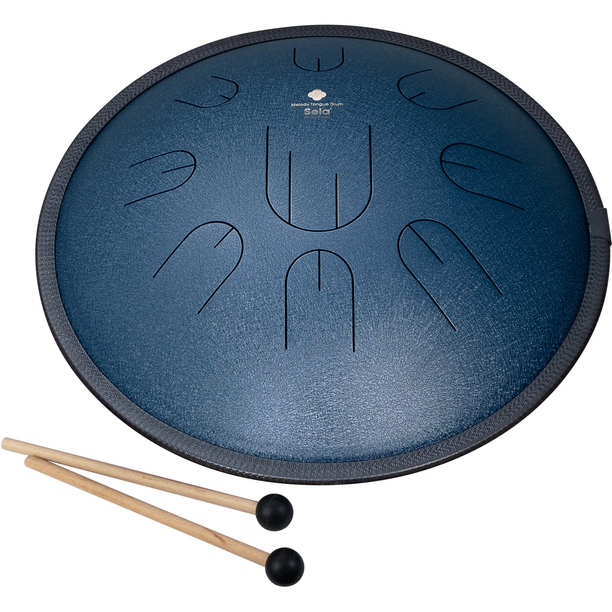 Sela SE 381 Melody Tongue Drum - D Amara - 14 inch - Navy Blue - Includes Bag