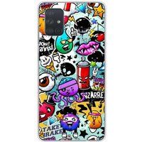 Samsung Galaxy A71 Graffiti 2 Bedrukt siliconen hoesje