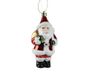 Decoris Père Noël 13cm en plastique, couleur rouge 1 pièce