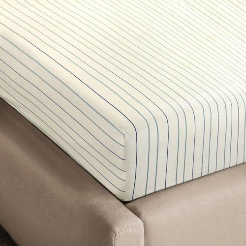 NOUS Living katoenen hoeslaken - Blauw