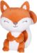 GIPSY TOYS Peluche écureuil, 15 cm, brun-rouge, extra doux
