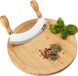 Merkloos Relaxdays wiegemes met plank