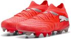 PUMA FUTURE 9 MATCH FG/AG Unisex Sportschoenen - Glowing Red-PUMA White-PUMA Black-PUMA Silver