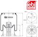 FEBI Bilstein - soufflet d'air - 39504