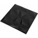 Maison Exclusive - Panneaux Muraux 48 Pc 50 X 50 Cm Noir Diamant Mousse Xps