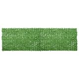 vidaXL Balkonscherm met groene bladeren 500x150 cm