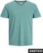 JACK & JONES JJBLAZE TEE SS V NECK Homme T-shirt L Coton Mineral Blue