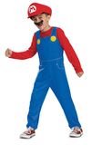 Disguise Super Mario Bros. Mario-kostuum voor kinderen, Maat XS (3T-4T)