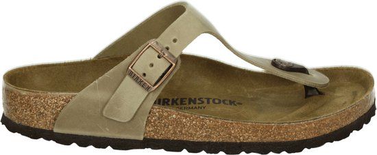 Birkenstock Gizeh Teenslippers Dames - Taupe - Maat 38