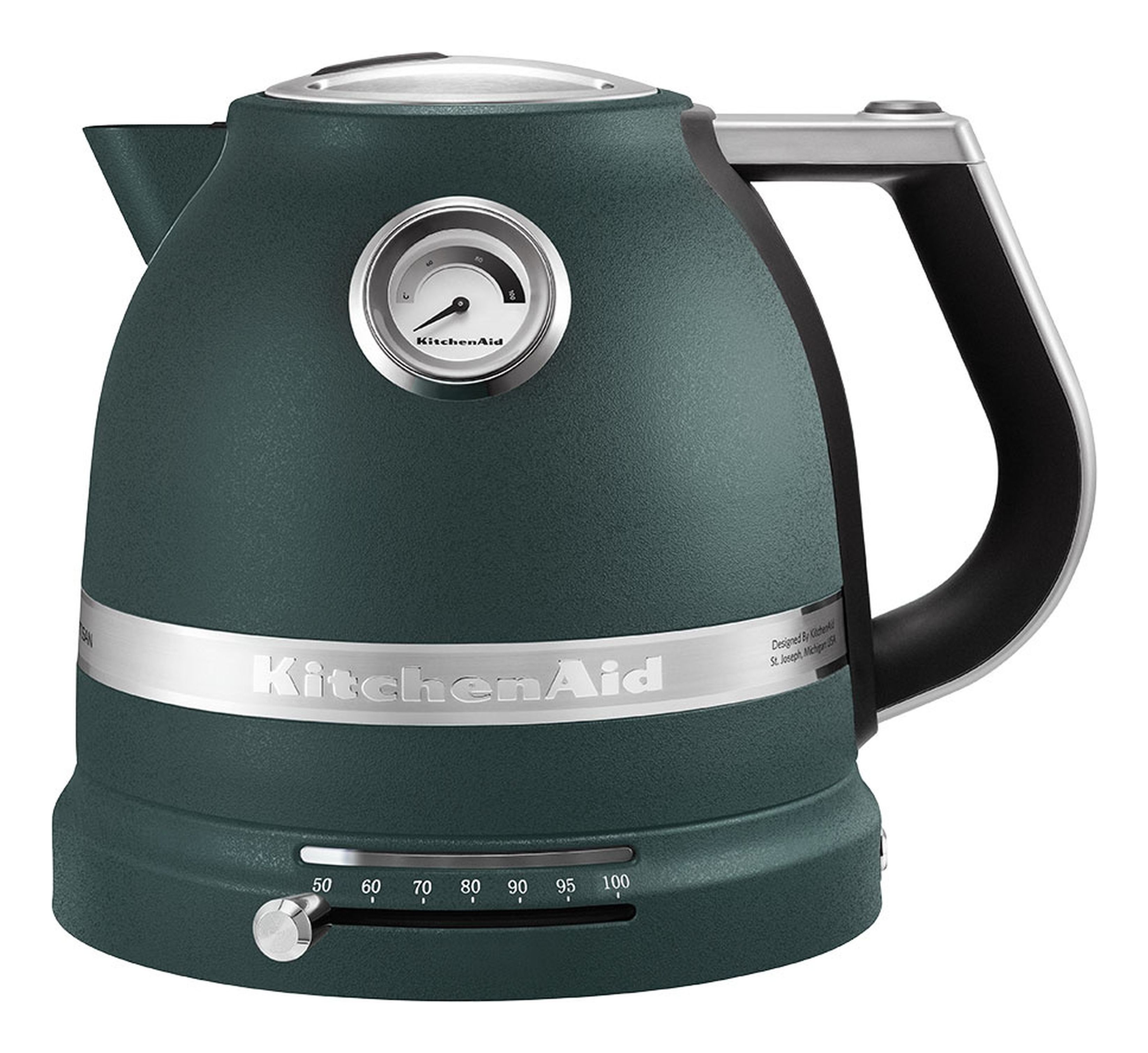 KitchenAid 5KEK1522EPP - Waterkoker - 1.5 l - 2400 W - Zwart, Blauw, Roestvrijstaal
