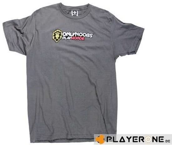 Merchandising WORLD OF WARCRAFT - T-Shirt Only noobs play Horde S