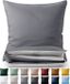 Blumtal Housse de couette bicolore - Linge de lit de luxe - 155 x 220 cm - 2 x taie d'oreiller 80 x 80 cm - Gris et gris clair