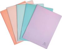 Exacompta 8x AQUAREL showalbum halfharde PP omslag - 60 tassen -120 zichten - A4 - Geassorteerd