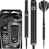 WINMAU Blackout Steeltip Dartpijlen - 28g - Zwart
