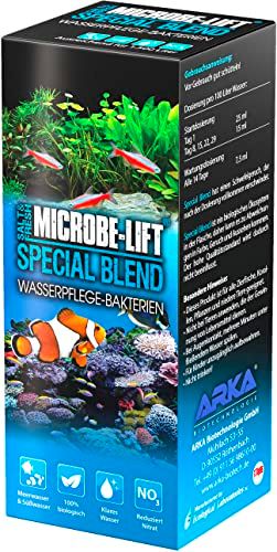 MICROBE-LIFT Special Blend – zeer actieve bacteriën, voor natuurlijk aquarium, bevordert de afbraak van onzuiverheden, zoet en zeewater, 118 ml.