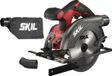Skil Scie circulaire sans fil 20V - Capacité de coupe 54mm - Lame de scie pour bois - Scie circulaire - Guide de largeur - Avec viseur de ligne de coupe - Lame de scie circulaire 24 dents - Livré sans batterie - Skil 3520 CA