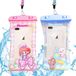 OEM Shenzhen Haorui Industrial Technology Co., Ltd. 2 Pack Cartoon Waterdichte Tas voor Mobiele Telefoon, IPX8 Onderwater Telefoonzakje met Lanyard, voor zwemmen, snorkelen voor mobiele telefoons voor iPhone 14/13/12/11, Huawei, Samsung (Roze+Blauw)