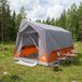 vidaXL Tunneltent Grijs en Oranje 8-persoons Polyester en Staal