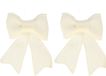 Home & Styling Koopman International Witte glitter strikken 2 stuks 18 cm