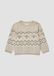 s.Oliver Trui sand / mokka / zwart / wit
