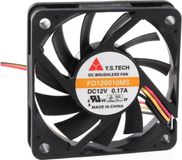 YS TECH FD126010MS(1F5) Axiaalventilator 12 V/DC 35.7 m³/h (l x b x h) 60 x 60 x 10 mm