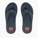 Reef FANNING NAVY/ORANGE TROPIC Heren Slippers - navy/orange tropic