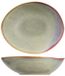 Cosy & Trendy Diep Bord Trentino Groen/Roze 4 Stuks 19.5 x 16.5 cm Aardewerk