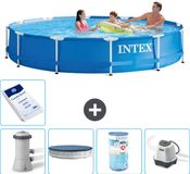 Intex Rond Frame Zwembad - 366 x 76 cm - Blauw