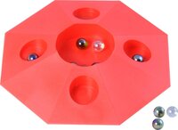 Angel toys Knikkerpot Rood - Super inclusief 10 knikkers