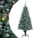 vidaXL Kunstkerstboom Groen 180 cm PVC en Staal en Kunststof