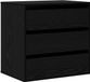 vidaXL Commode Zwart Eiken 60 x 41 x 58 cm Moderne MDF