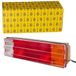 HELLA 2SK 340 101-011 Achterlicht - Gloeilamp - 24V - Opbouw/Geschroefd - Lenskleur: meerdere kleuren - Kabel: 1400mm - Stekker: open kabeleinden - links/rechts - Aantal: 1