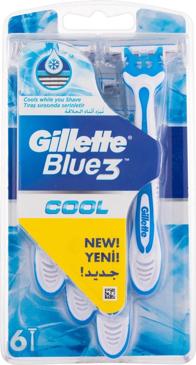 Gillette Blue III Cool Wegwerpmesjes 6 Stuks