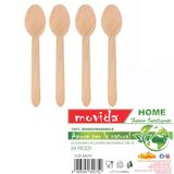 Modida houten lepel 24 stuks 64275