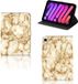 B2Ctelecom Tablet Book Cover iPad Mini 6 (2021) - Marble Gold - Book Case