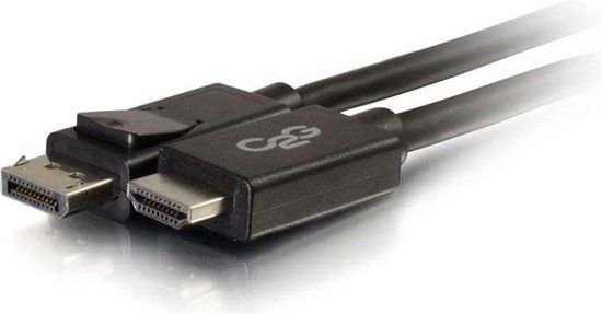 CablesToGo C2G 3ft DP / HDMI 0,9 m DisplayPort Zwart