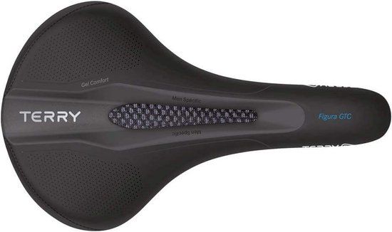 Terry Figura GTC Max Gel Racefiets Zadel - Zwart - Heren